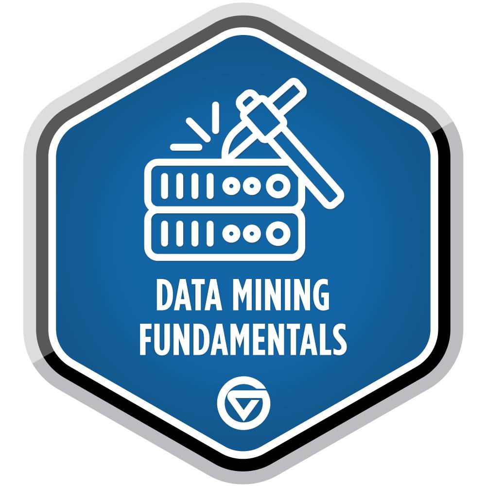 Data Mining Fundamentals graduate badge.